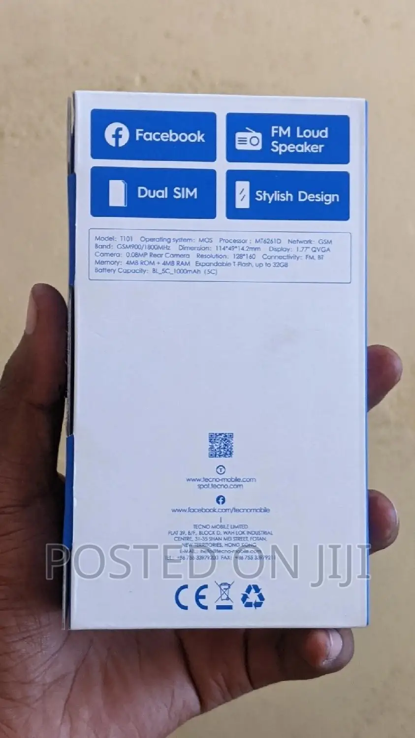 New Tecno T101 Blue