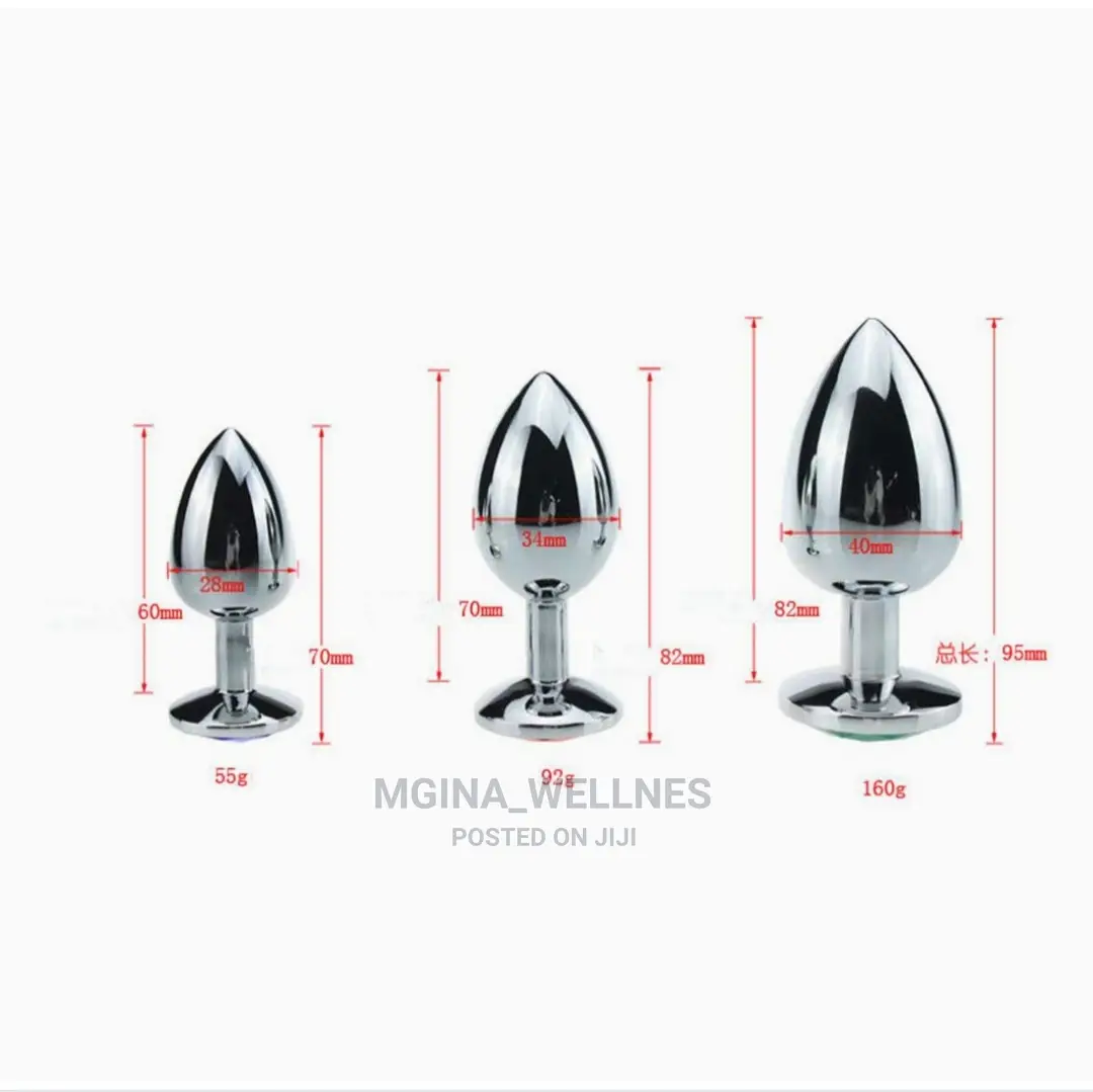 3 Pieces Set of Luxury Butty Plug for Anal