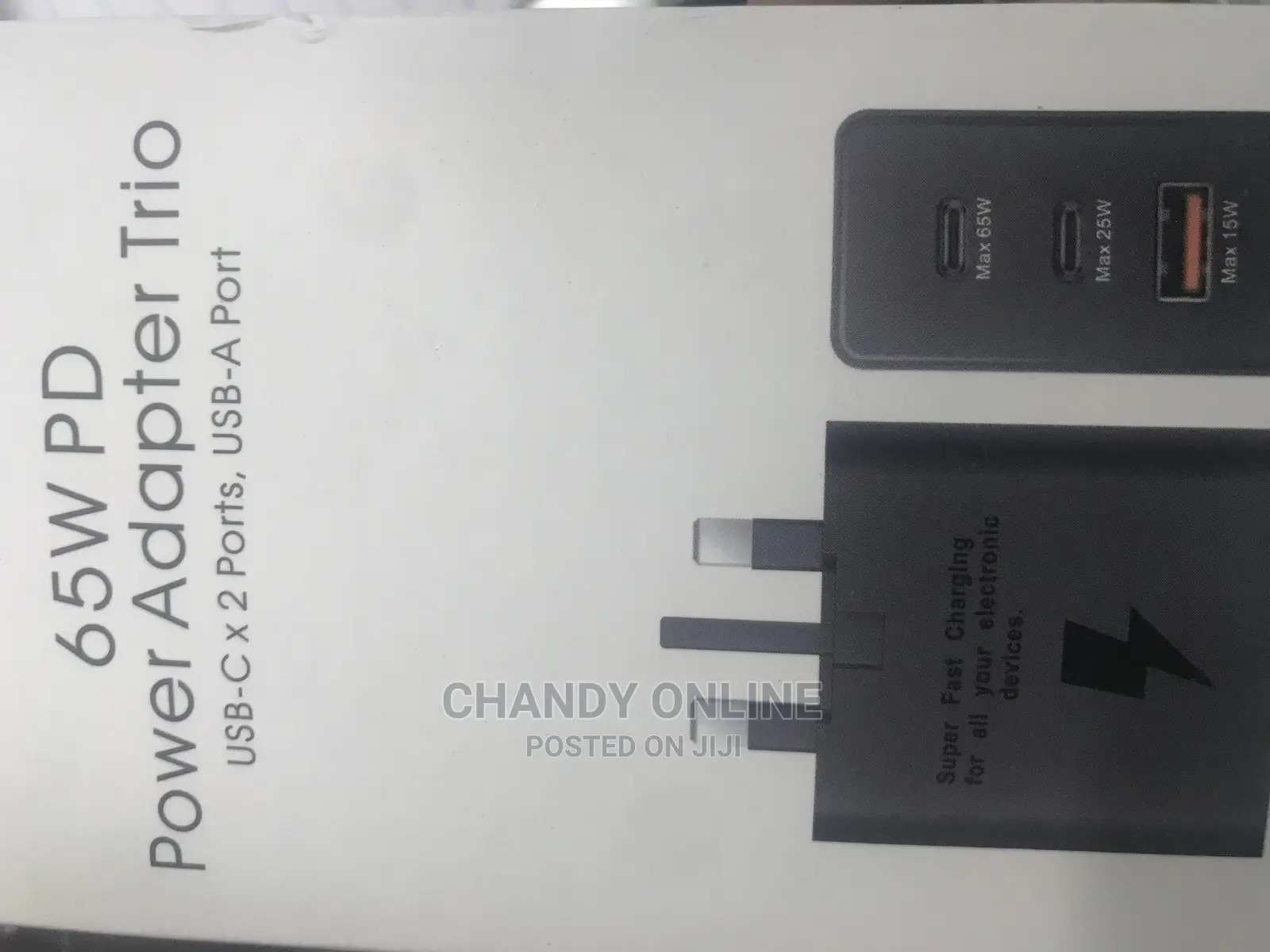 65W Type C to Type Phone Charger