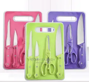 Knife Set and Cutting Board