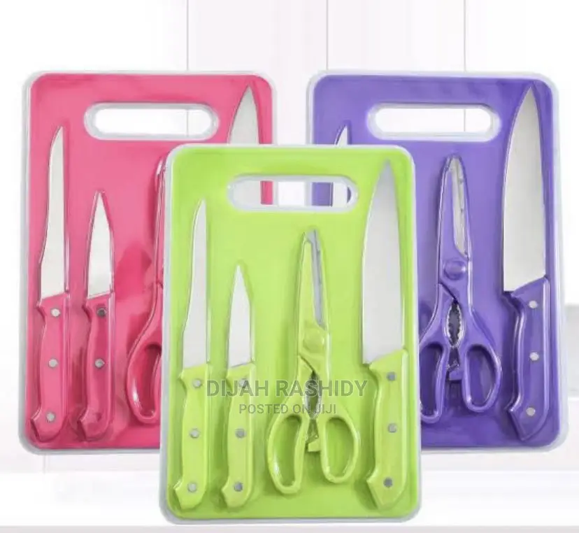 Knife Set and Cutting Board