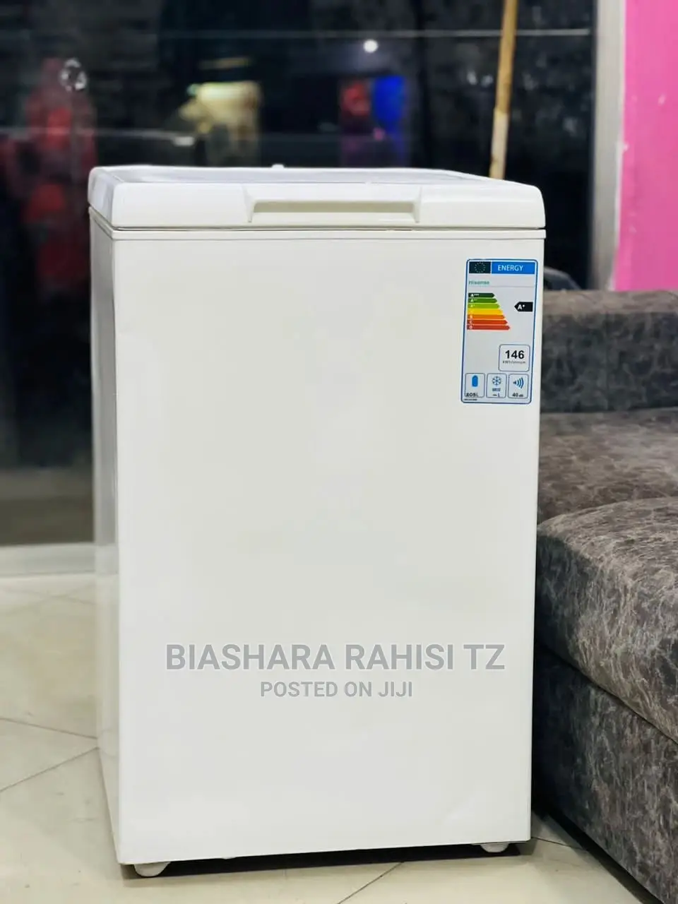 HISENSE Freezer 
Lita 100
INAGANDISHA Kwa Speed