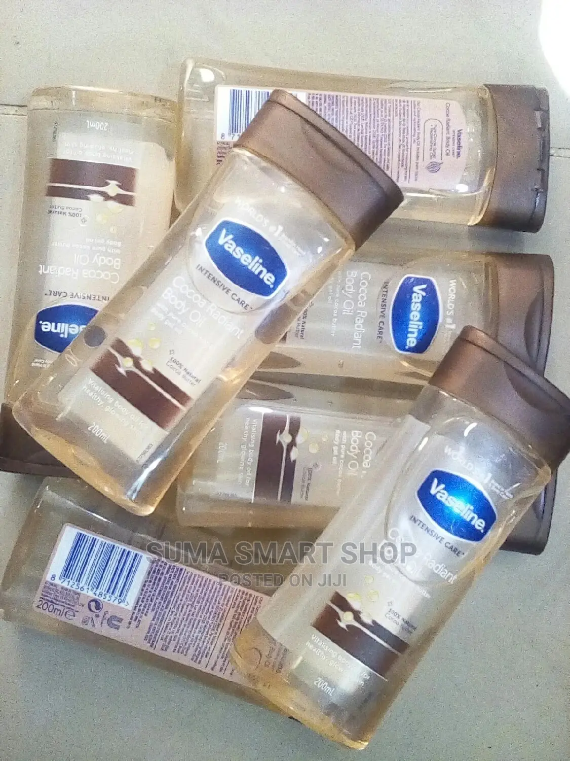 VASELINE Gel Cocoa Radiant Body Oil .