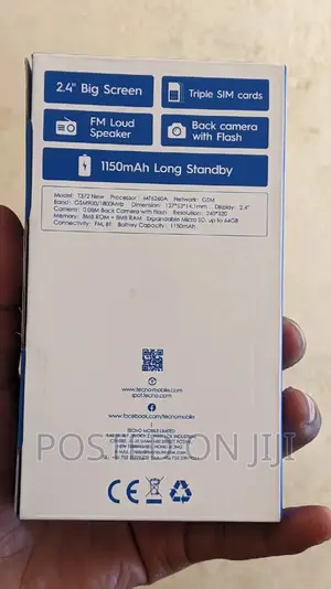 New Tecno T372 Blue