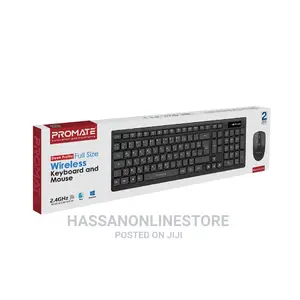 Promate Procombo12 Sleek Profile Wireless Keyboard Mouse