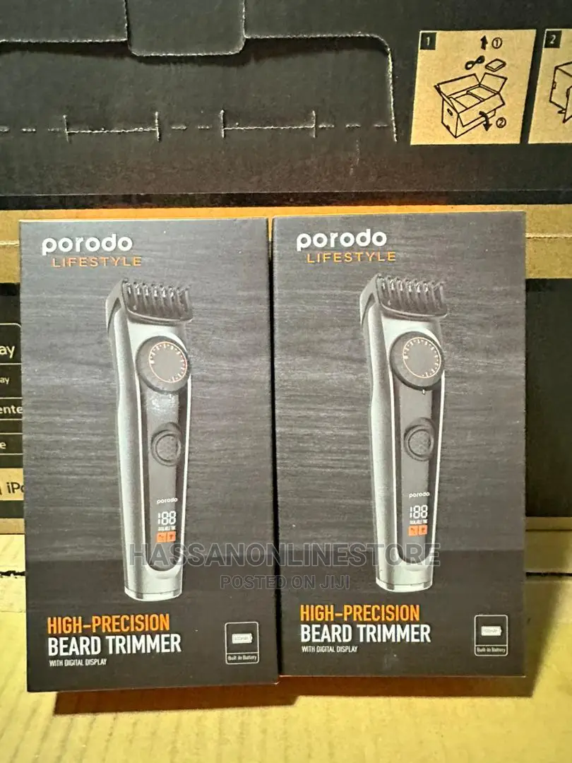 Porodo Lifestyle Beard Trimmer With Digital Display