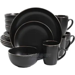 Black Dinnerset Pc 16