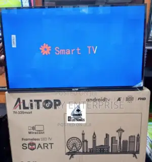 Alitop Smart Frameless Tv 32 Inch Full HD