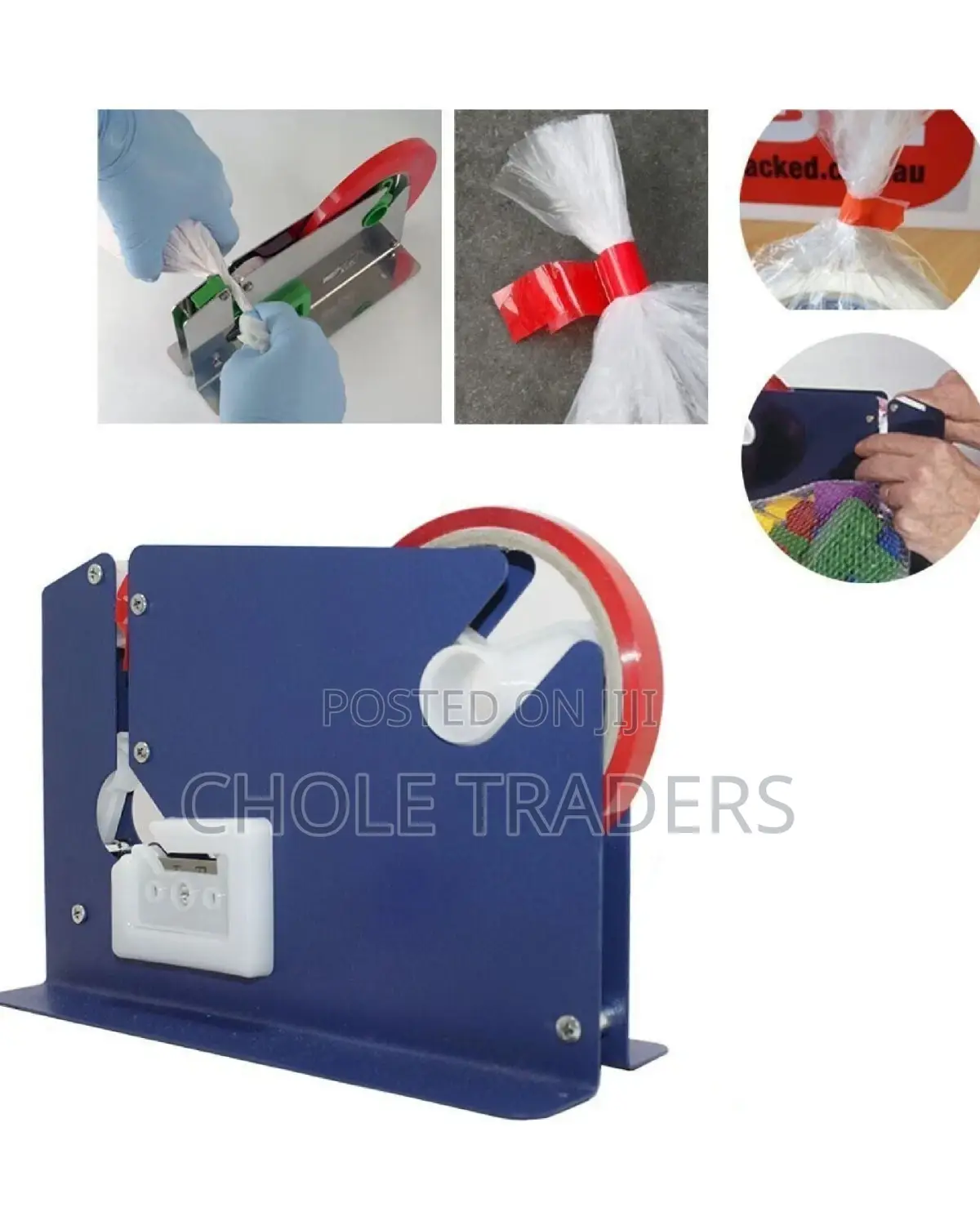 Bag Neck Sealer Tape Dispenser