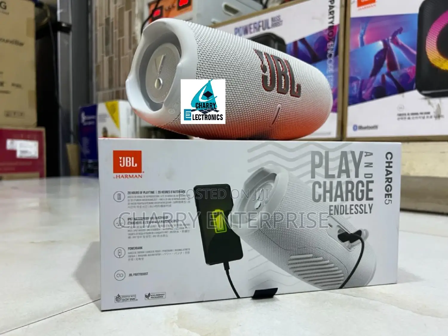 JBL CHARGE 5 Portable Rechargeable Bluetooth Speaker
