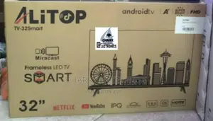 Alitop Smart Frameless Tv Miracast 32 Inch FHD