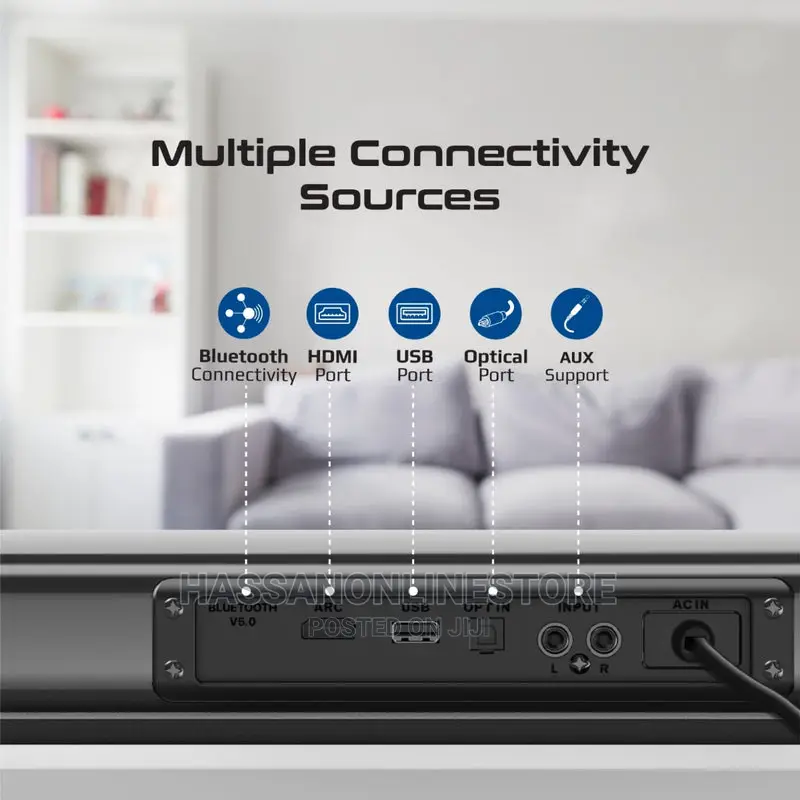 Promate Streambar-30 Soundbar With Subwoofer