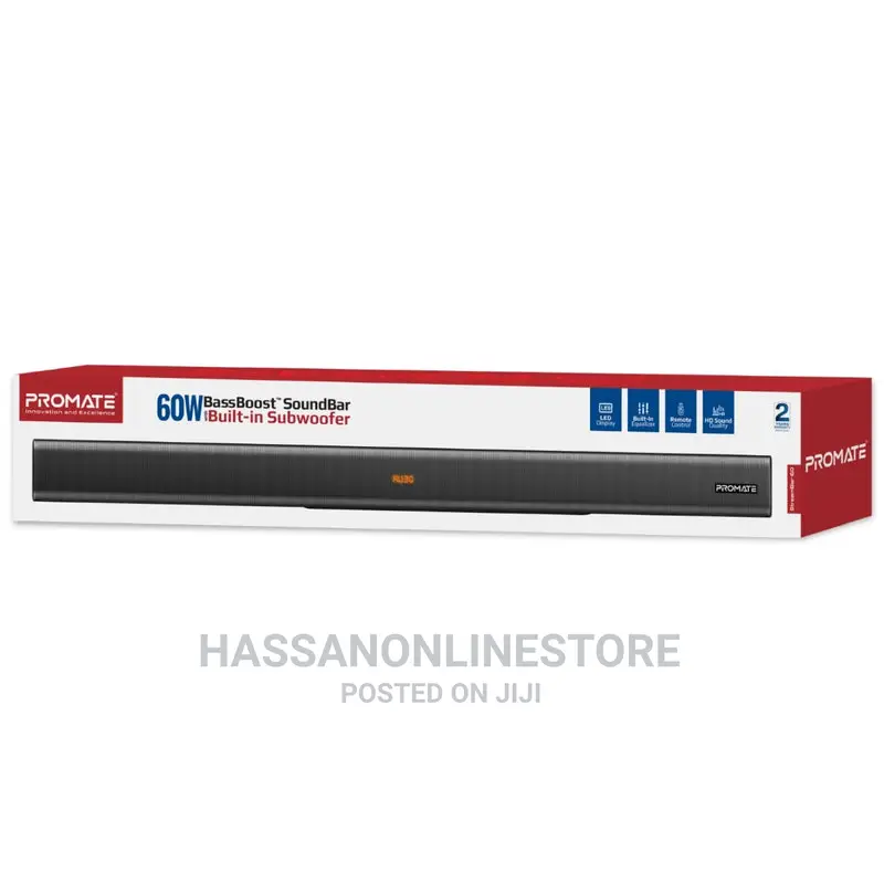 Promate Streambar-60 Soundbar With Subwoofer