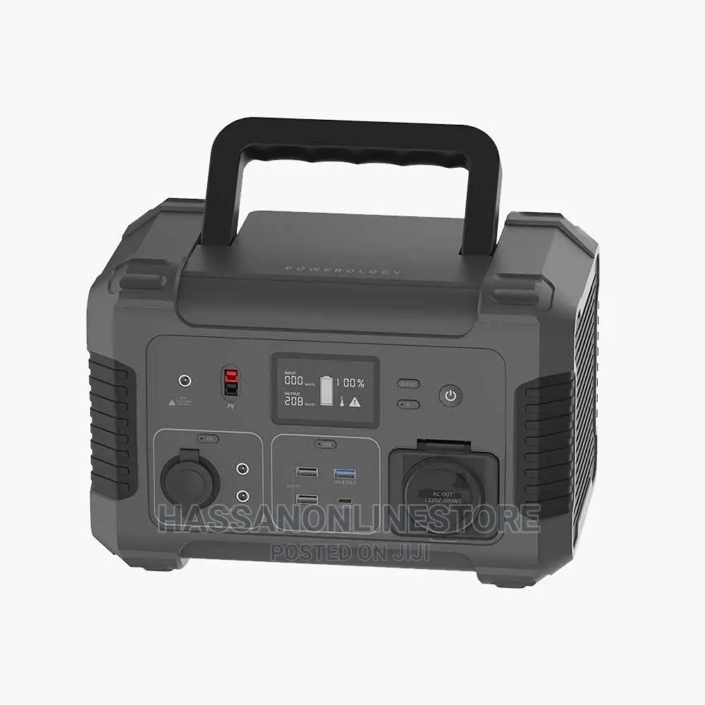 Powerology 500W Power Generator With 140400mah Capacity