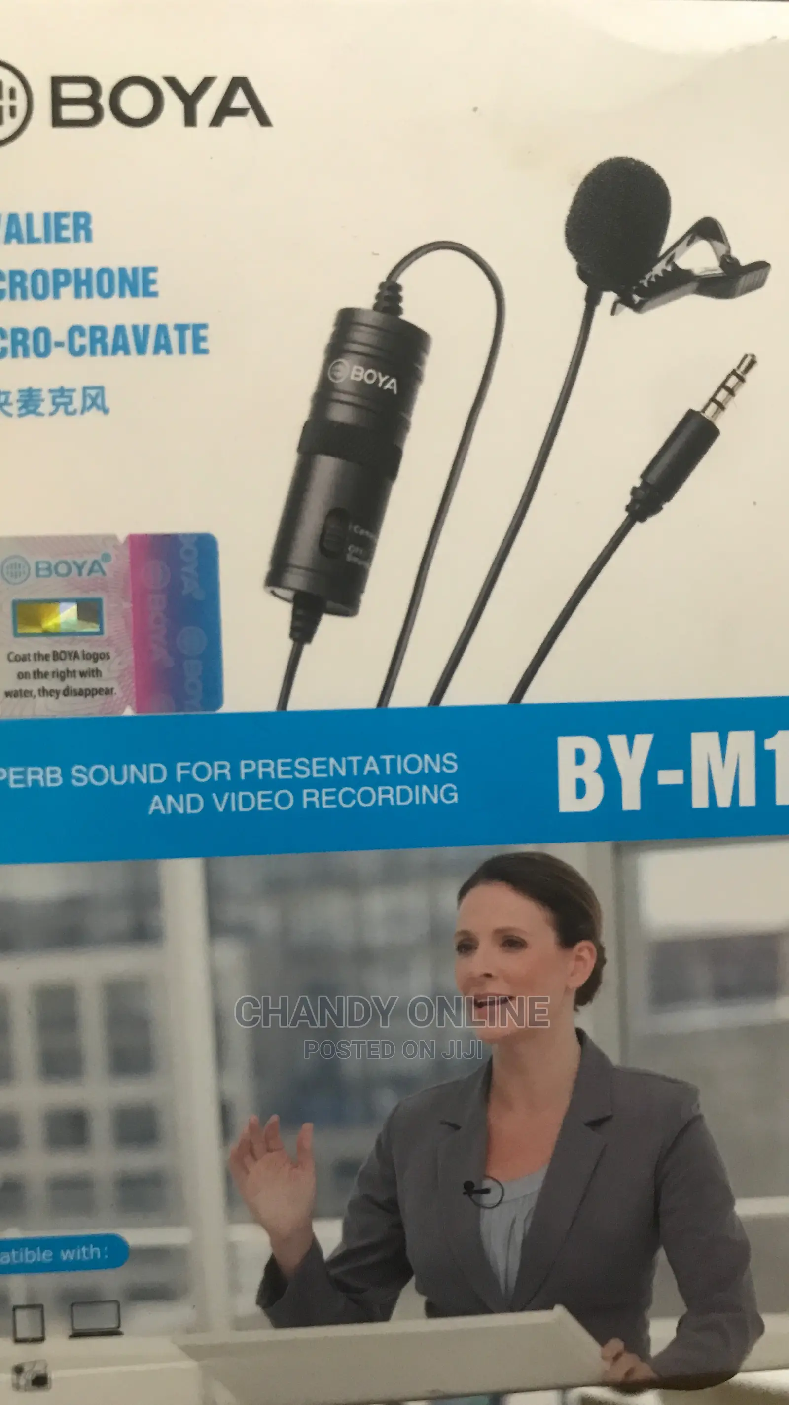 Boya Bym1 Auxiliary Microphone Audio Cable (Black)