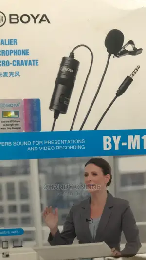 Boya Bym1 Auxiliary Microphone Audio Cable (Black)