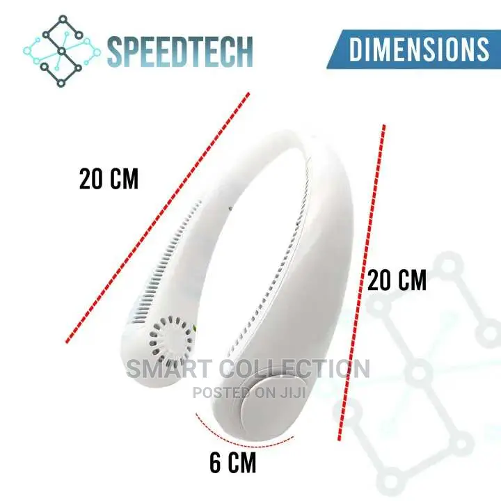 Portable Vaneless Rechargeable Hanging Neckfan / Coolerfan
