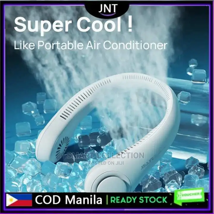 Portable Vaneless Rechargeable Hanging Neckfan / Coolerfan
