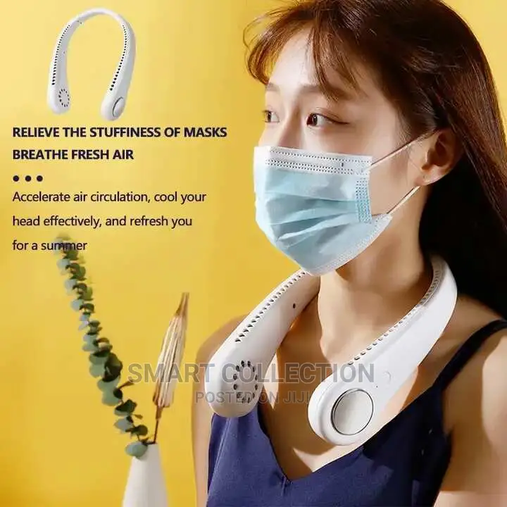 Portable Vaneless Rechargeable Hanging Neckfan / Coolerfan