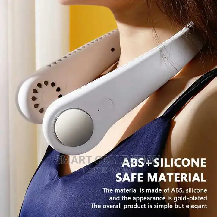 Portable Vaneless Rechargeable Hanging Neckfan / Coolerfan