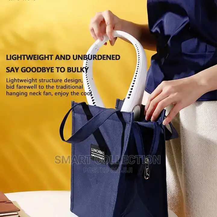 Portable Vaneless Rechargeable Hanging Neckfan / Coolerfan