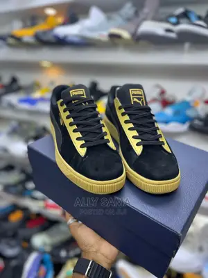 Puma Suede Black Gold