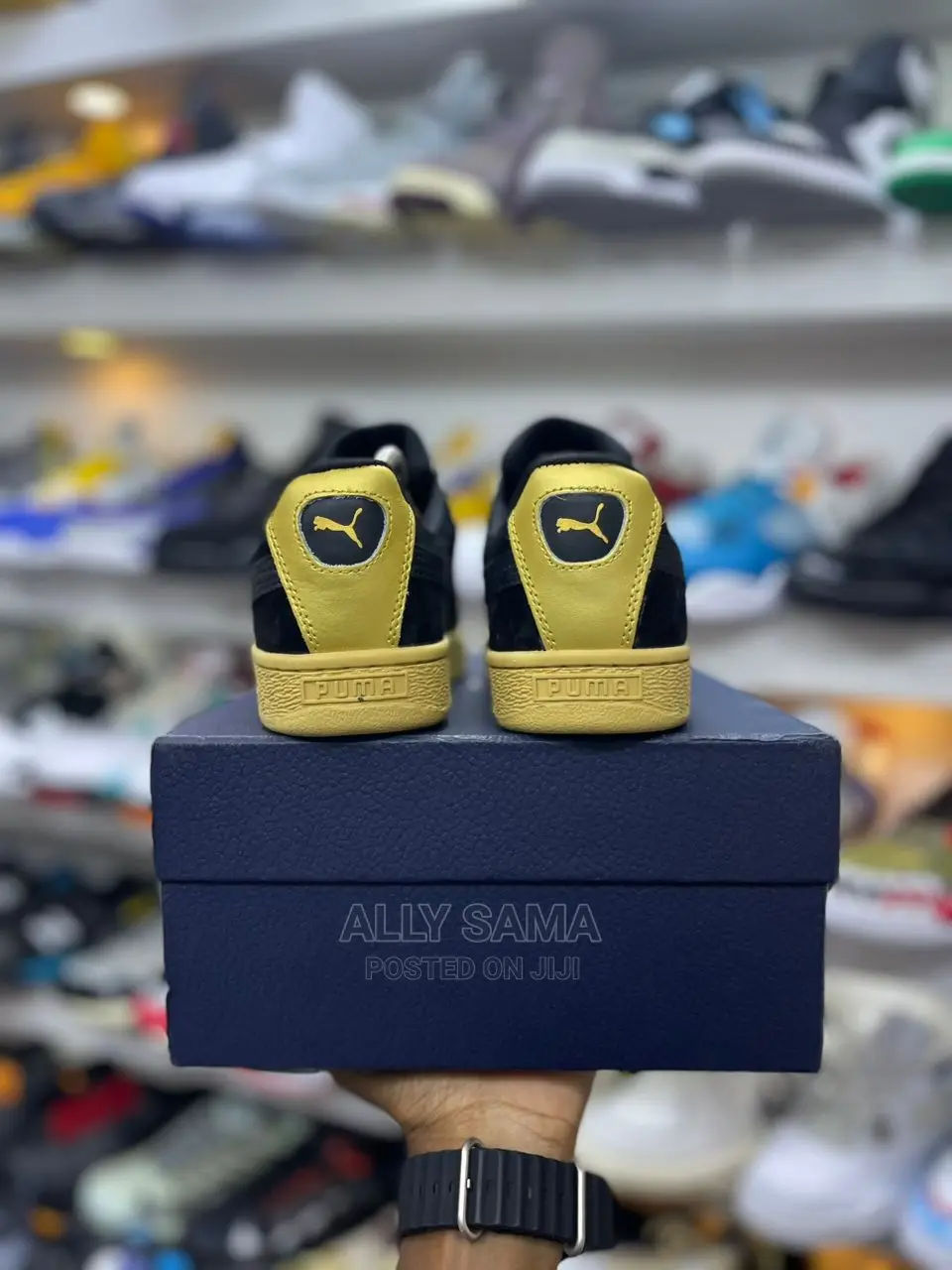 Puma Suede Black Gold