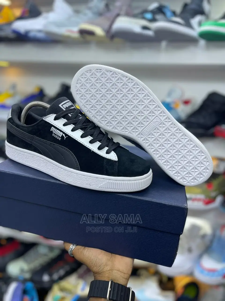 Puma Suede Black White