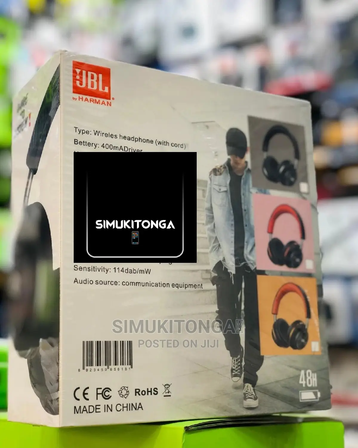 Jbl Tune J-08 Wireless Headphone Org.