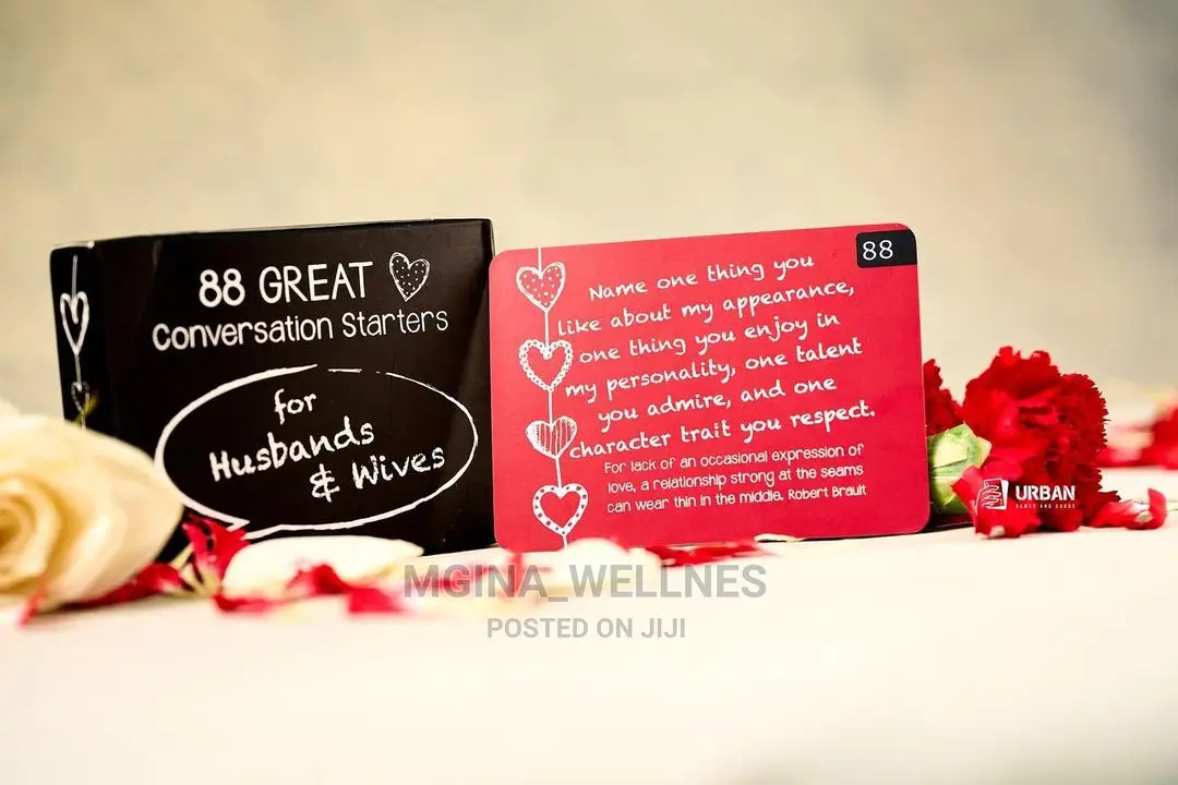 88 Great Conversation Starters Game for Husband and Wife
