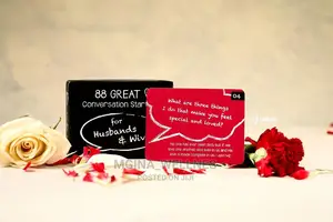 88 Great Conversation Starters Game for Husband and Wife