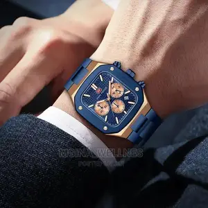 Min Focus Blue Luxury Watch