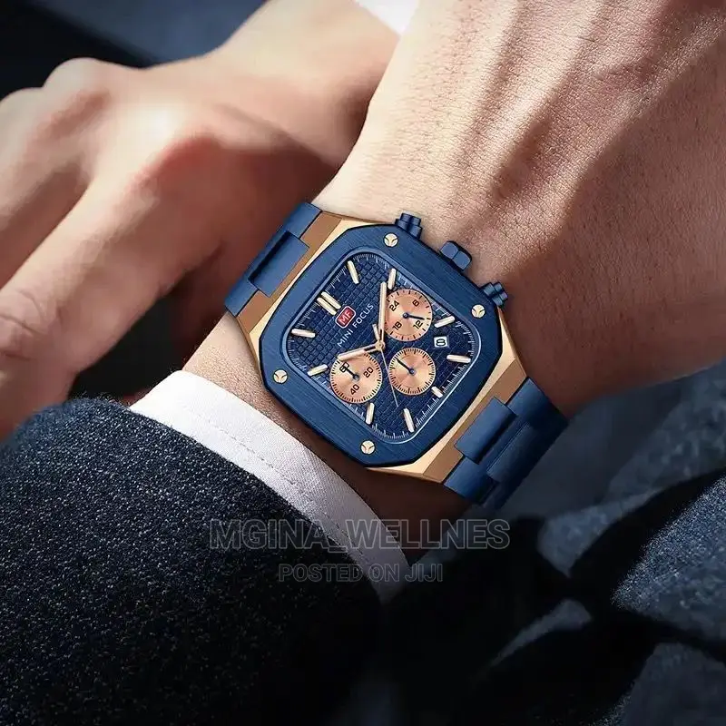 Min Focus Blue Luxury Watch