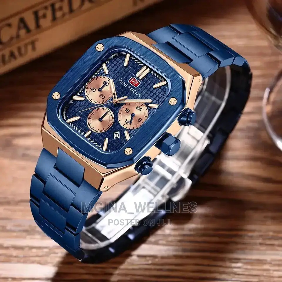 Min Focus Blue Luxury Watch