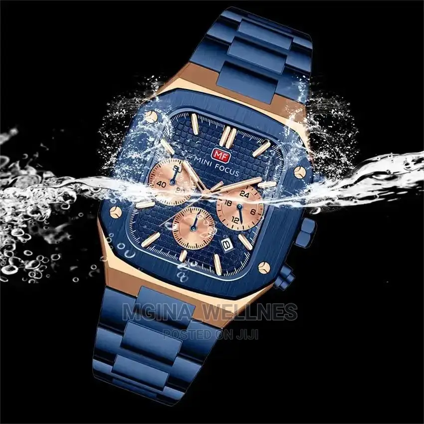 Min Focus Blue Luxury Watch