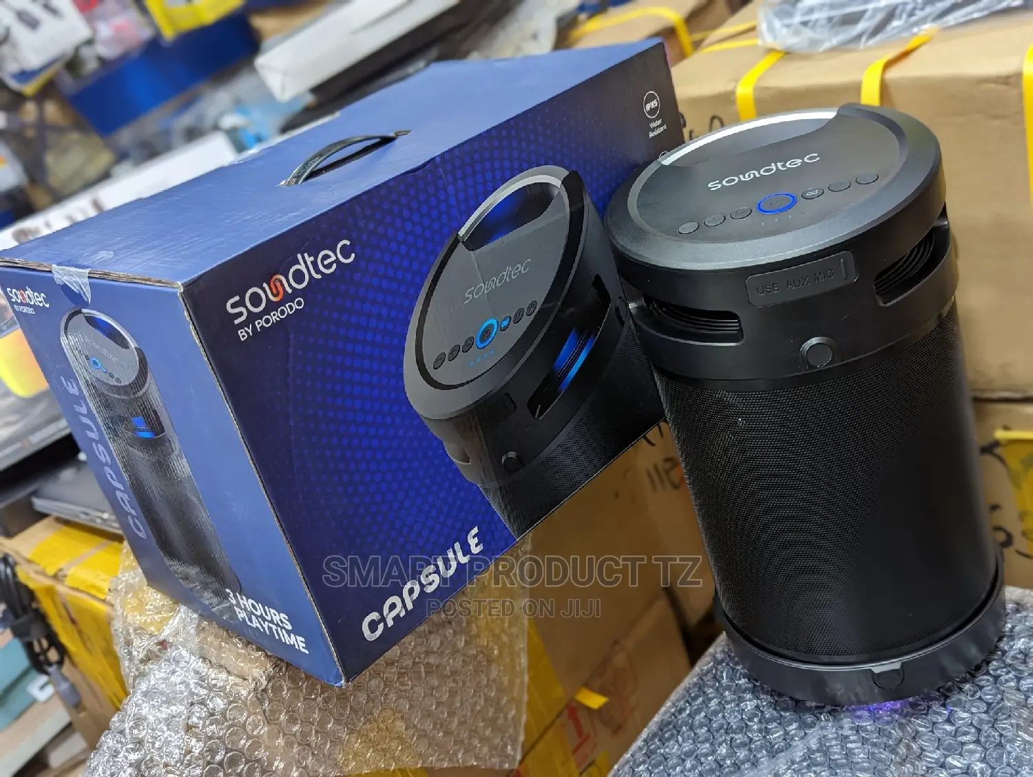 Soundtec by PORODO CAPSULE Portable Bluetooth Speaker