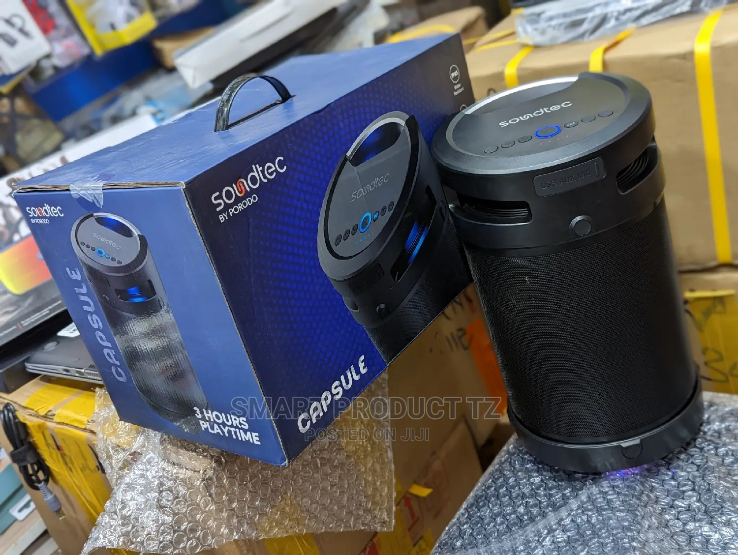 Soundtec by PORODO CAPSULE Portable Bluetooth Speaker