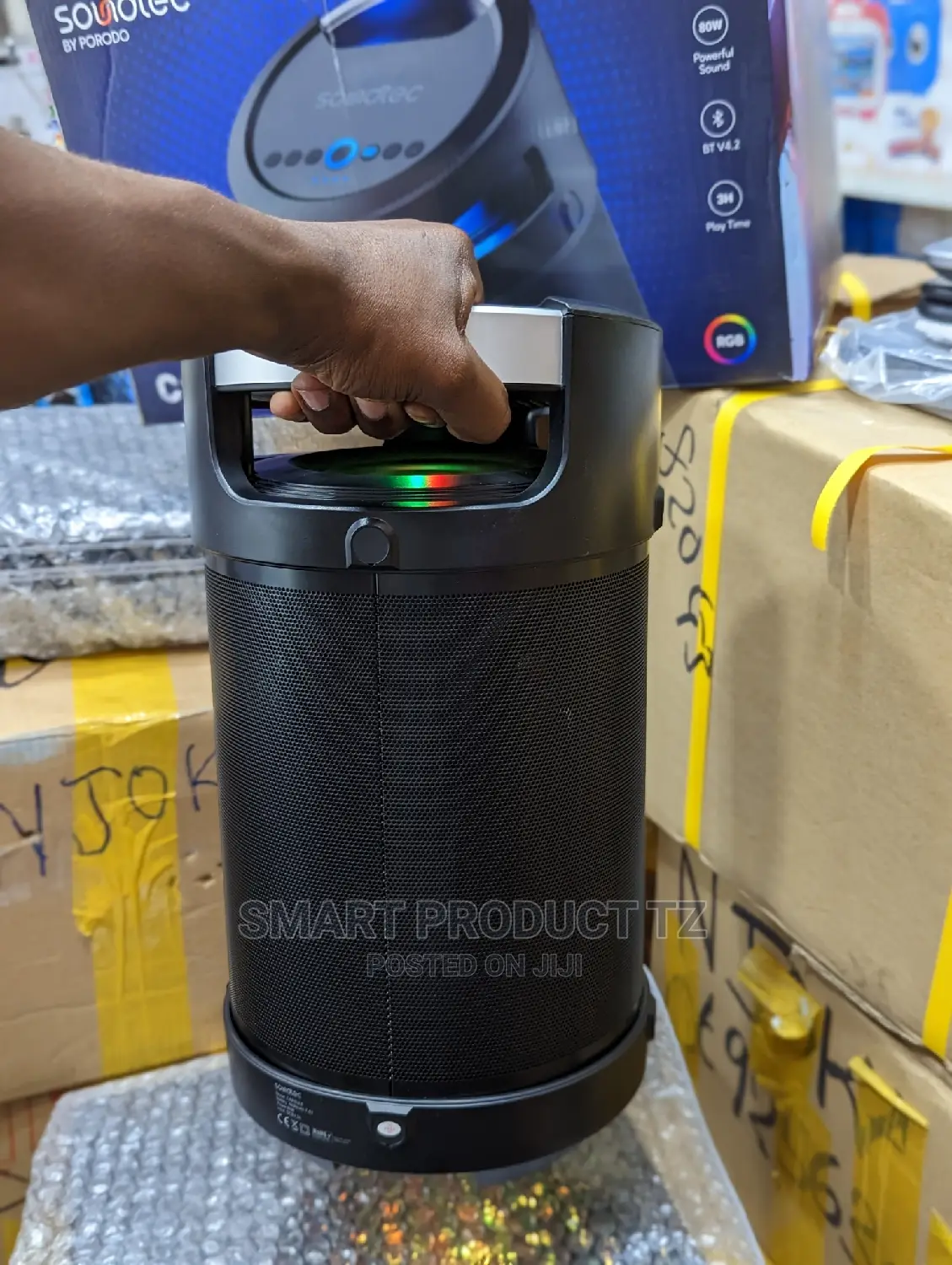 Soundtec by PORODO CAPSULE Portable Bluetooth Speaker