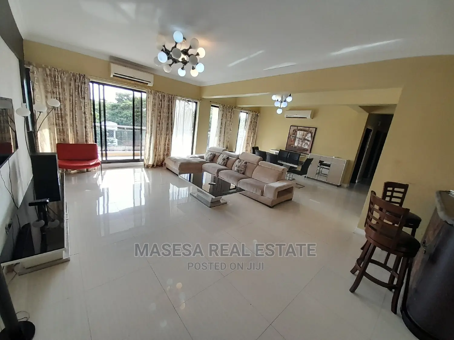 Furnished 3bdrm Apartment in Masaki for Rent
