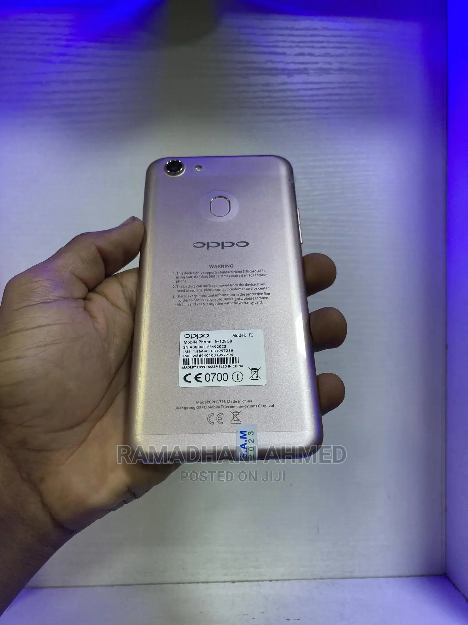 Oppo F5 64 GB Gold