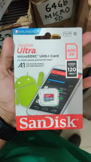 Sandisk 400GB Ultra Microsdxc UHS-I Memory Card