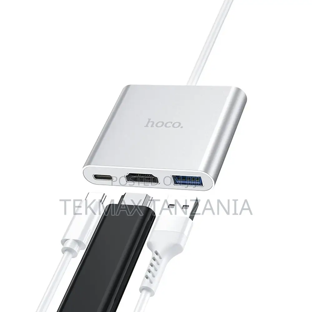 USB Type-C to USB 3.0 + HDMI + USB Type-C (Power Delivery)