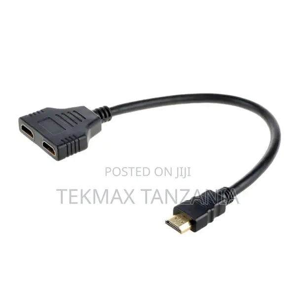 HDMI Male to 2 HDMI Female 1 in 2 Out Splitter Converter