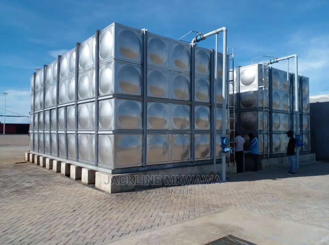 Squared Stainless Steel Tanks