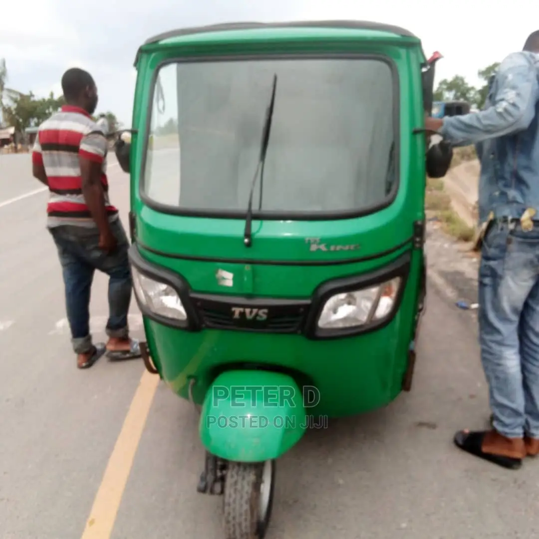 New TVS King Deluxe Plus iTouch Start 2023 Orange