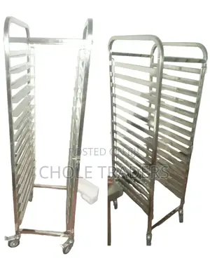 Heavy Stainless Steel Bakery Trolley / Food Rack