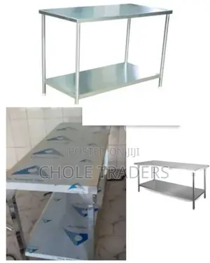 2-Tier Stainless Steel Heavy Duty Bakery Working Table