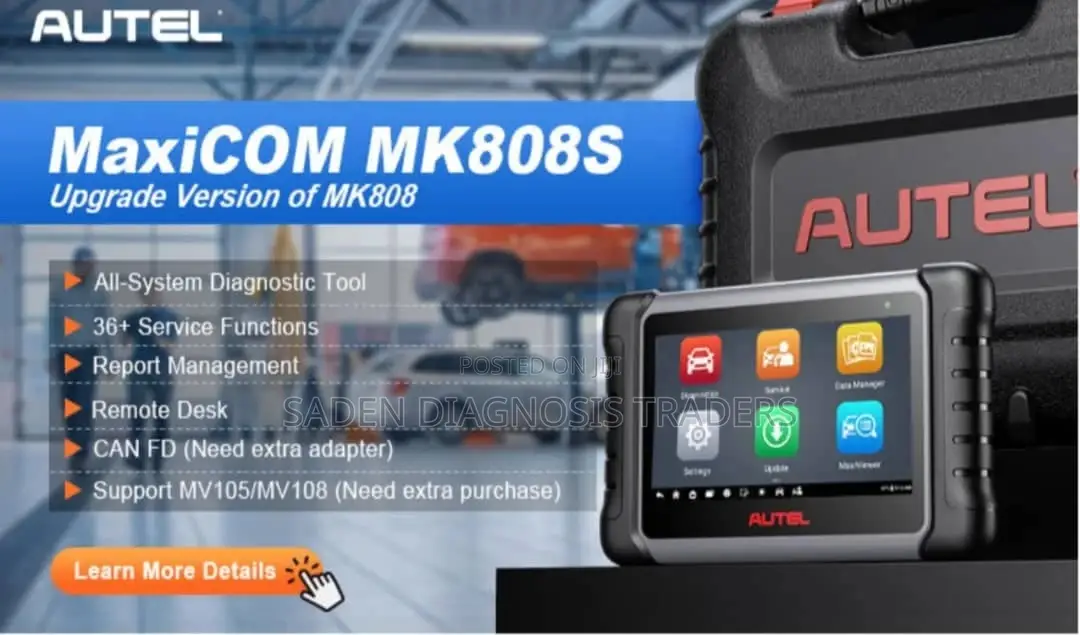 Autel Maxicom Mk808s Diagnostic Mashine Inapiga Gari Zote