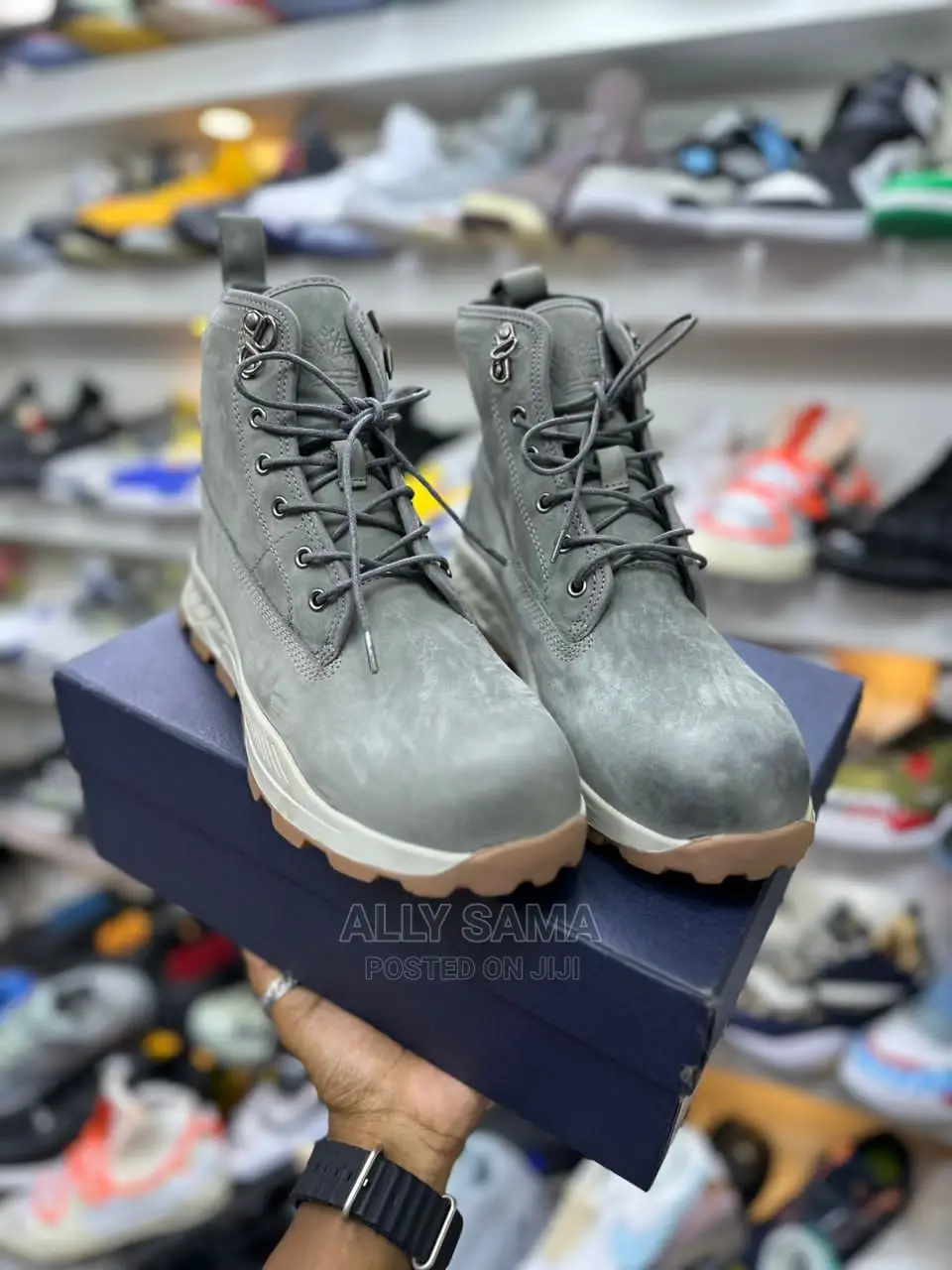 Timberland Boots Pure Leather Gray