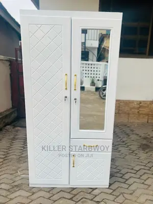 Kabati Jeupe Milango 2 Jipya